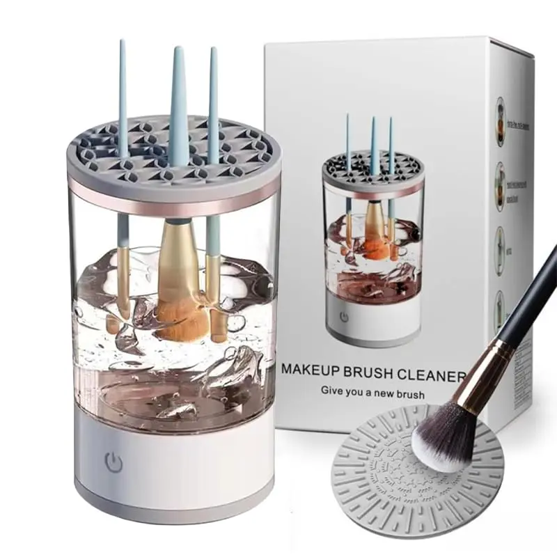 Portable USB Makeup Brush Cleaner，white makeup brushes，waterproof makeup sealer，lalo gummy bear，anniversary gift，clear makeup bag，Automatic Makeup Brush Cleaning Tool, Fast & Efficient Deep Cleaning, Portable for Travel & Home Use，Anniversary gift