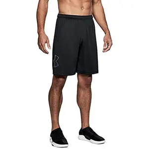 Under Armour Mens Tech Graphic Short , Black (001)/Graphite , Large