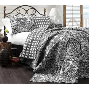 Aubree 3-Piece King Quilt Set by Lush Decor