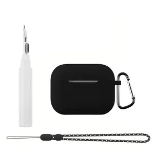 Silicone Case + Lanyard for AirPods Pro 3rd Generation, Comfortable Silicone Material, Anti-Loss Lanyard, Includes Cleaning Pen