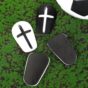 Football Shin Guard, 2 Pairs Mini Football Shin Guard, Thickened Football Leg Protector, Football Accessories for Men & Women, Soccer Training Equipment