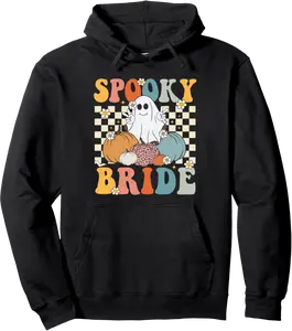 Spooky Bride Halloween Family Matching Pumpkin Spooky Family Pullover Hoodie - Kendrakie Shop 45B0DDCDLV4C