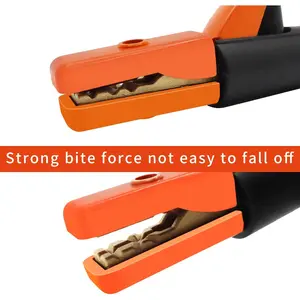 Welding Electrode Holder 300AMP Copper Heavy Duty Jaw Holding Plier Electrode Clamp of Welding Machine ARC Welder American Design