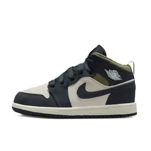 Little Kid's Jordan 1 Mid SE LT Orewood Brn/Off Noir (HV4444 102)