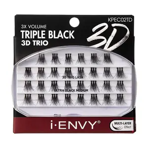I-ENVY Triple Black Trio Lashes - 3D Trios