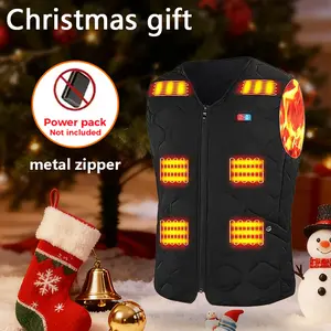 Valentine's Day gift, FathersDayGift,Christmas gift Rrtizan Heated Vest/Heated Jacket [Without Power Bank] for Men and Women, Lightweight Heated Vest with Battery Pack, Ideal for Winter Outdoor Hunting Skiing
