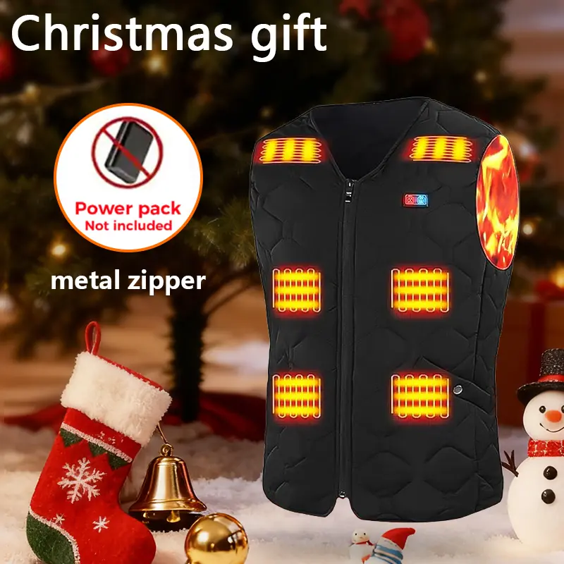 Valentine's Day gift, FathersDayGift,Christmas gift Rrtizan Heated Vest/Heated Jacket [Without Power Bank] for Men and Women, Lightweight Heated Vest with Battery Pack, Ideal for Winter Outdoor Hunting Skiing