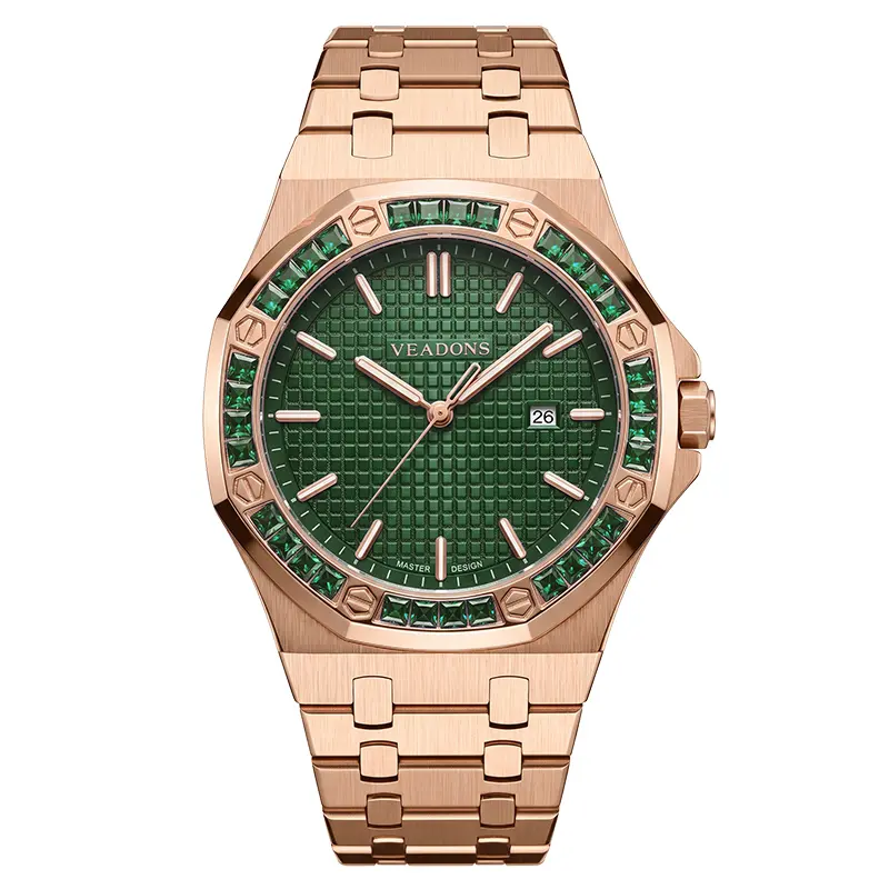 Luxurious fashion men's watch 5175-green