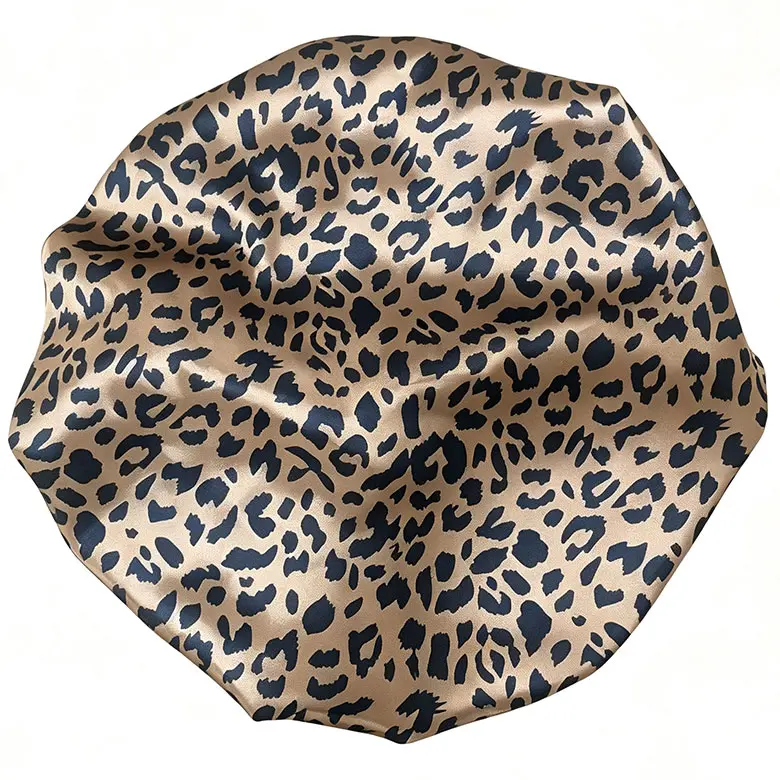 Unice Satin Wide-Brim Nightcap, Silky Hair Wrap Bonnet for Sleeping, Haircare Accessory