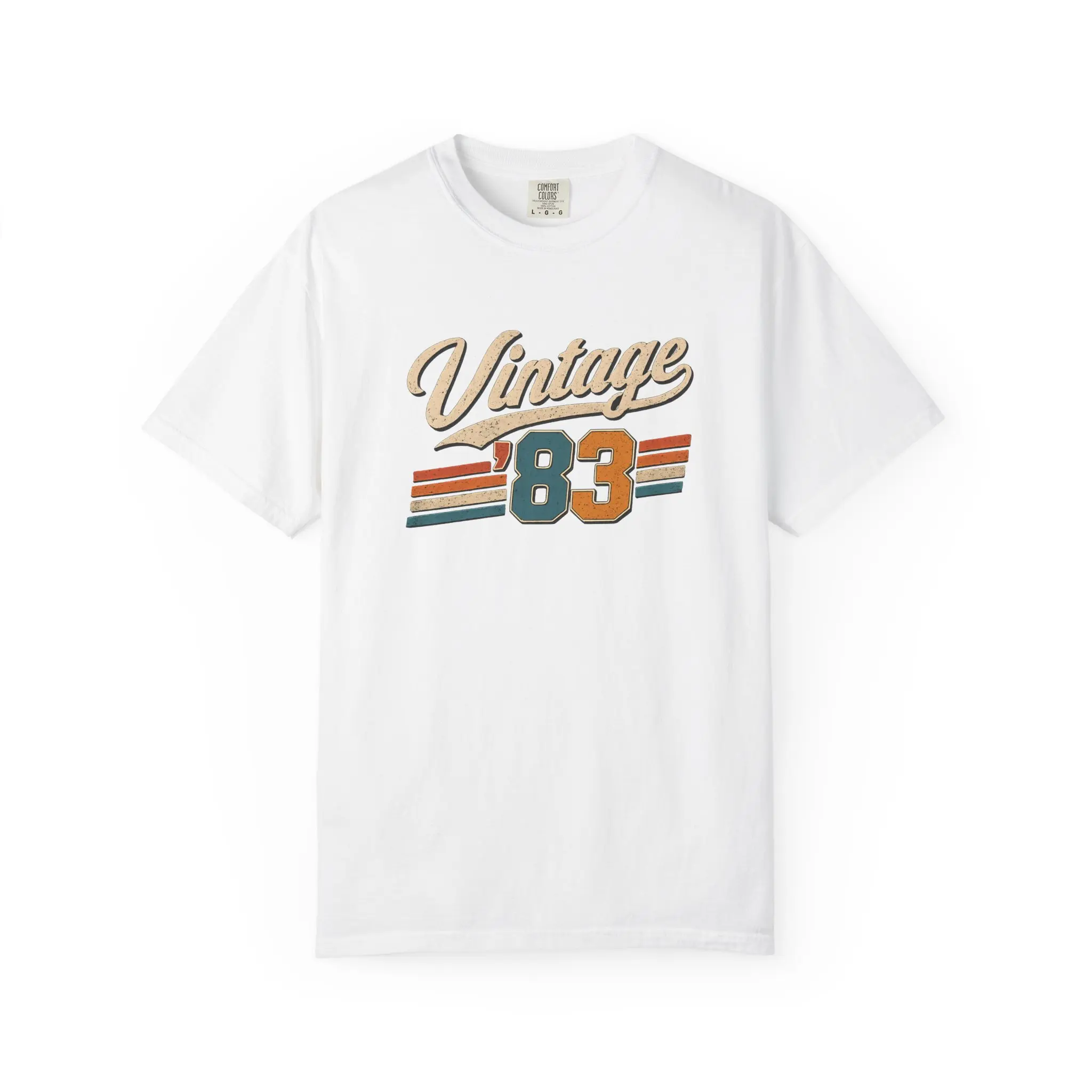 Vintage '83 Stripes T-shirt | Retro 1983 Graphic Tee