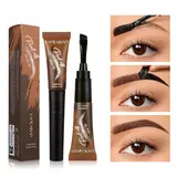 5-Color Tear-Off Brow Tint – Waterproof, Non-Fading, Long-Lasting Pigment for Precise Brow Definition & Effortless Wild Brow Looks - Easy-to-Use Makeup Tool for Women, Cosmetics, Eyebrow products