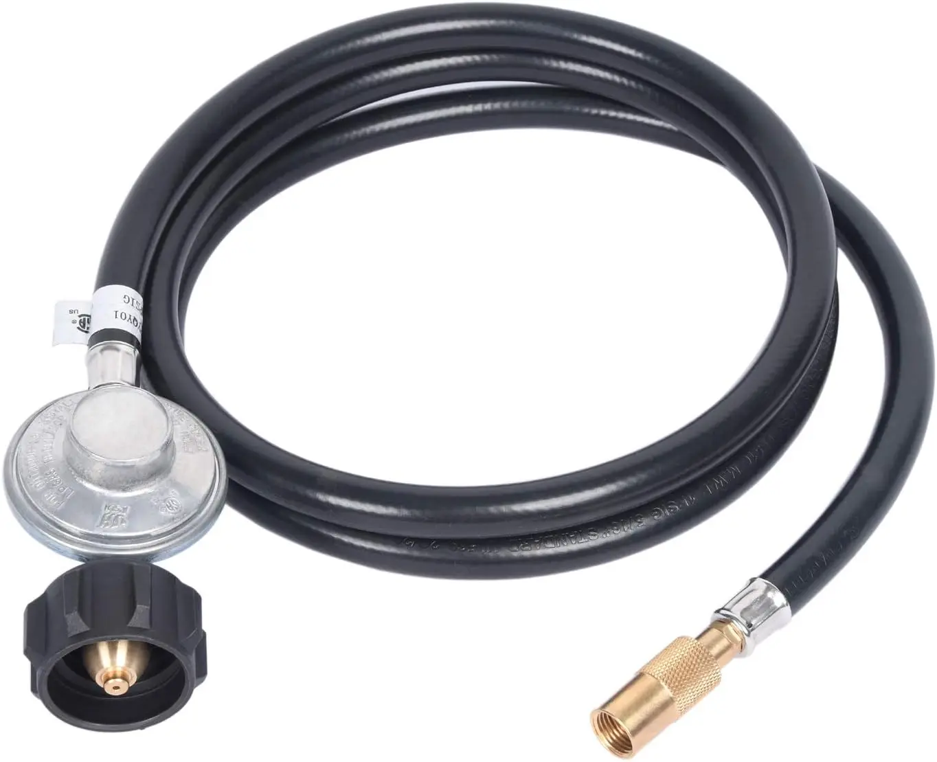 6 FT  Regulator Hose,  Adapter Hose with Regulator for Blackstone Griddle, Black-Stone Replacement Parts Suitable for 17& 22 Tabletop Griddles