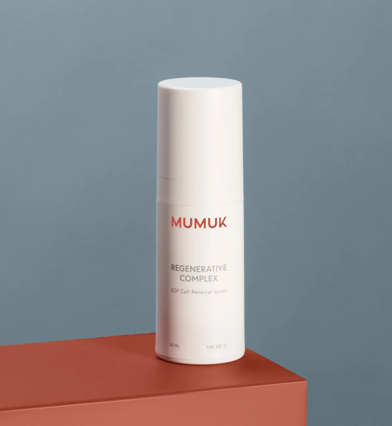 MUMUK Regenerative Complex EGF Cell Renewal Serum 30ml - 5% Antioxidant & EGF Formula for All Skin Types Repair Vegan Anti-Aging Daily Facial Serum