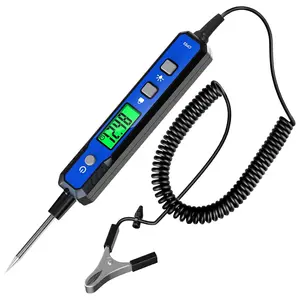 Automotive Test Light 0.8V-100V Circuit Tester with Buzzer & Flashlight, DC  Tester for  Fuse, Polarity, Resistance and Continuity Test, Wire Diagnostics,  Analysis