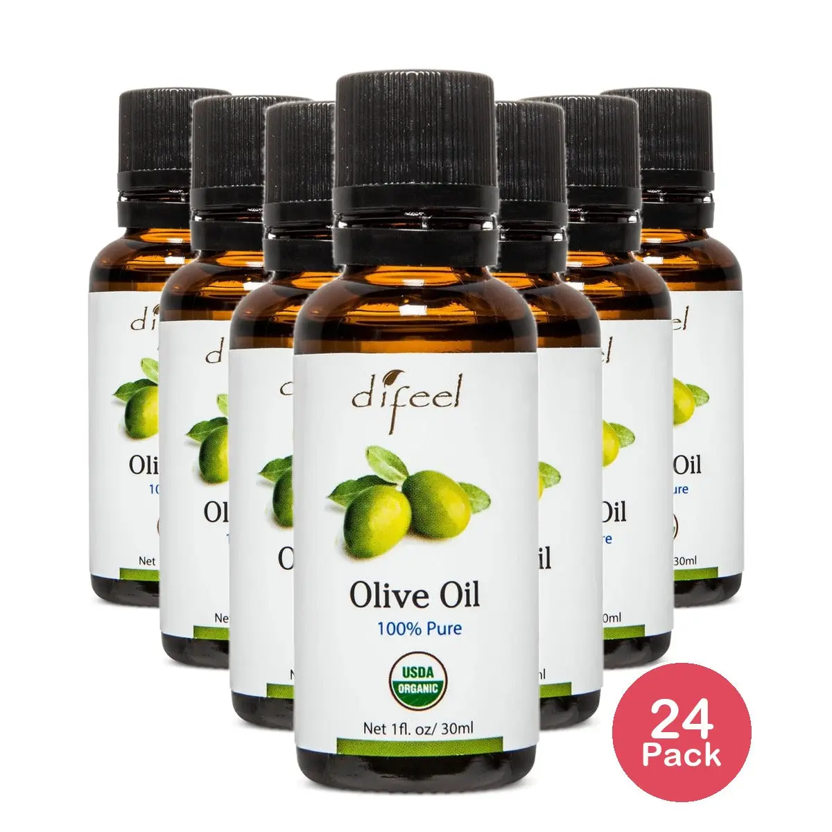 Difeel 100% Pure Essential Oil - Olive 1 Oz (Pack of 24)