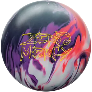 Hammer Zero Mercy Solid Bowling Ball - Black/Purple/White/Red