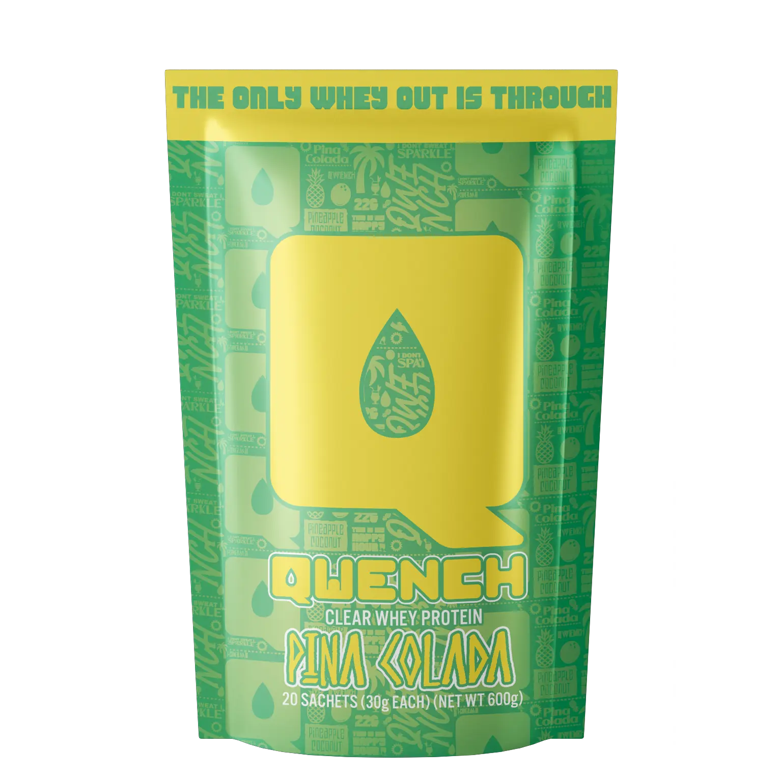 QWENCH Protein - Pina Colada