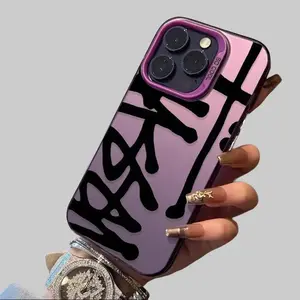 Creative and stylish phone case for iPhone 17 16 15 14 13 12 11 Pro/ Max/Plus shock-proof anti-fingerprint Protective cover