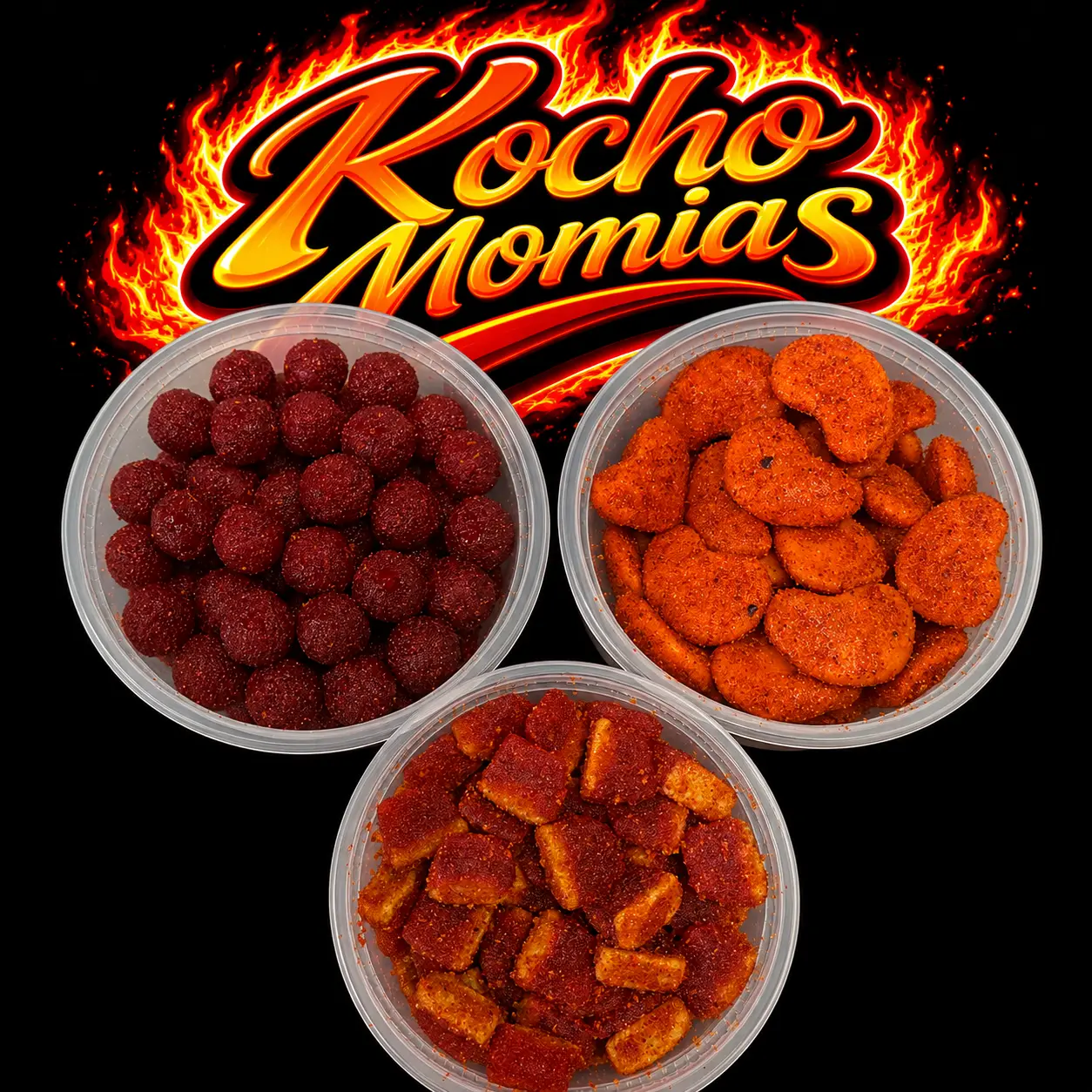 KochoMomias Enchilados Bundle #3 | Cherry Sour Balls, Manguitos, Sandias