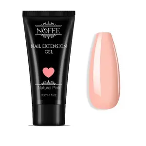 NOFEE Poly Nail Extension Gel 30ml Light Pink COLOR Long Lasting Hard Gel Nails Builder DIY GIFT Poly Nail Extension Gel 30ml Natural Pink COLOR Long Lasting Hard Gel Nails Builder DIY GIFT Nail Art Nail Care Manicure Cutics Primer French Cosmetic