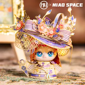 MU MIAO SPACE Rose Cat 3D Metal Puzzle DIY Handmade Educational Toy Creative Decoration Gift for Girlfriend Birthday Christmas Halloween Beginners metal  puzzles