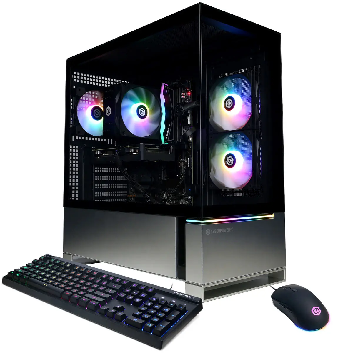 CyberPowerPC Gamer Master Gaming Desktop Computer, AMD Ryzen 7 8700F 4.1GHz, 16GB RAM, 2TB SSD, NVIDIA GeForce RTX 5060 Ti 8GB, Windows 11 Home, Black