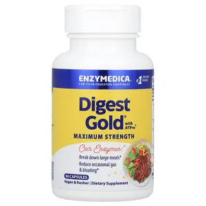 Enzymedica Digest Gold® with ATPro®, Maximum Strength, 90 Capsules