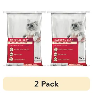 Non-Clumping Unscented Natural Clay Litter, 40 lbs