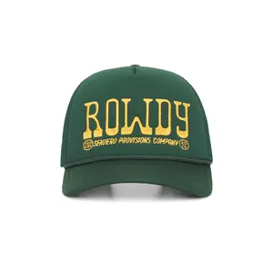 Sendero Provisions Co. Rowdy Trucker Hat in Green Unisex