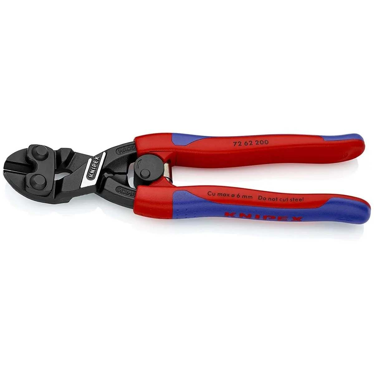 Knipex KX7262200 High Leverage Flush Cutter, 8 in. Modern Tool of Great Quality and High Dependability for Home Needs, Houseware Product