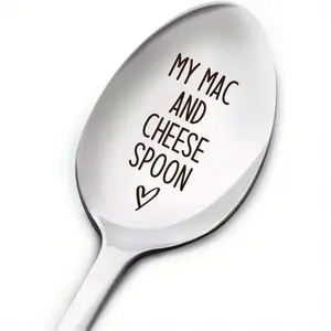 Funny Cereal Killer Spoon, Dessert Spoons, Stainless Steel, Skull Design, Engraved with Cereal Killer Quote, Perfect Gift for Cereal Lovers & Gothic Fans