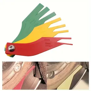 1 Set Brake pad friction pad Heavy Duty measuring tool wear tester thickness gauge car brake pad scale replacement ruler