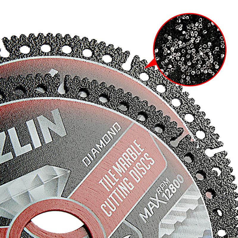 LOZLIN 4.5-Inch Multi-Material Diamond Cutting Discs for Angle Grinder, Ultra-Thin Dry Blades for Wood, Tile, Ceramic, Marble, Granite, Stone & Metal LOZLIN 4.5-Inch Multi-Material Diamond Cutting Discs for Angle Grinder, Ultra-Thin Dry Blades for Wood, Tile, Ceramic, Marble, Granite, Stone & Metal