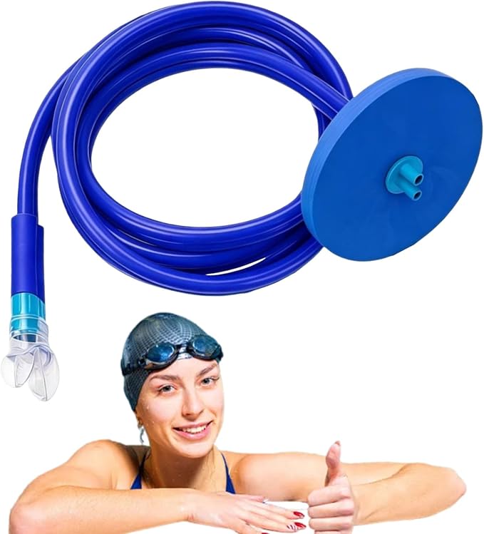 Diving Oxygen Supply Set, Scuba Breathing Tube with Splash-Resistant Single-Head/Dual-Head Regulator, Silicone Leak-Proof Underwater Breathing Valve, Snorkeling Mask Snorkels for Diving Training, Underwater Snorkels