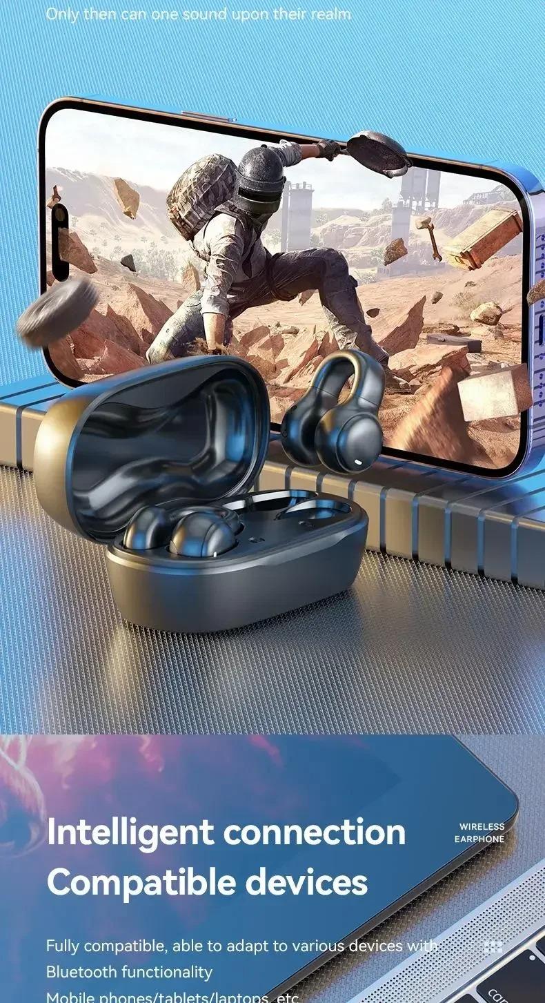 New Model 2026 Wireless Earbuds Bluetooth Headset Charging Earphones Bone Conduction Headphones Sport With Mic free New Model 2026 Wireless Earbuds Bluetooth Headset Charging Earphones Bone Conduction Headphones Sport With Mic free