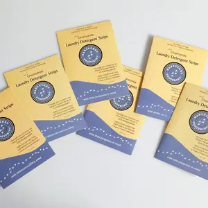 Travel Set | Chamomile Laundry Detergent Sheets (12 Loads) | 6 Packs of 2 Sheets | Liquidless Laundry Detergent |