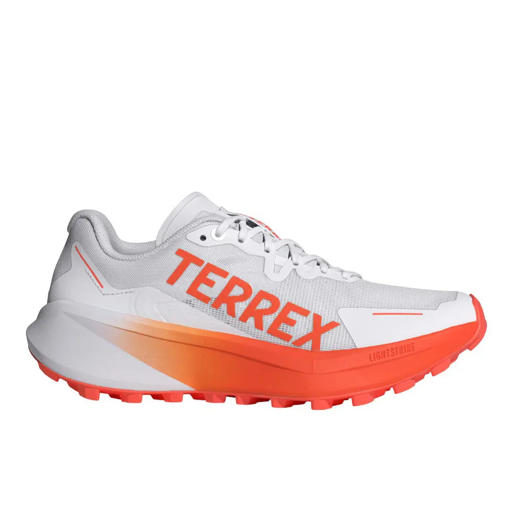 adidas Womens Terrex Agravic 3 Trail Running Sneakers Shoes - Orange, White