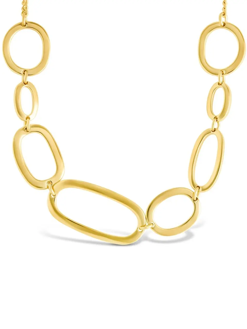 Holly Interlinked Halos Chain Necklace