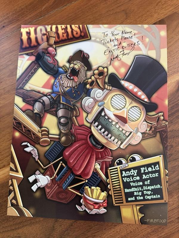 Autographed Prints - Choose one