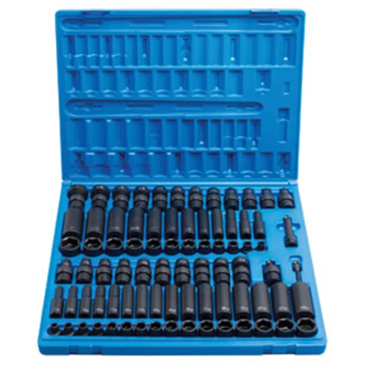 212 MAIN GRY-1281 0.37 in. Drive 81-Piece Complete Mechanics Tool Set - Home Maintenance Kit with SAE Wrench Set, Tool Accessories, Universal Joint for Home Improvement Tasks