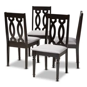 Baxton Studio Cherese Contemporary Dining Chair, Set of 4