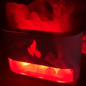 Mistiflow Crystal-Infused Essential Oil Flame Diffuser