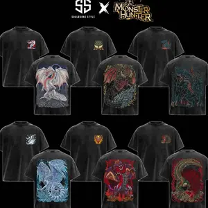[Soulsborne Style] Vintage Edition Monster Hunter Wilds 2.0 Unisex T-shirt, Comfort Colors 1717 Shirt, Action RPG Gaming Apparel, Video Game Clothes, Boy Merch, Gift For Him, Gift For Her, Cotton Crewneck Top Clothes Streetwear RHP