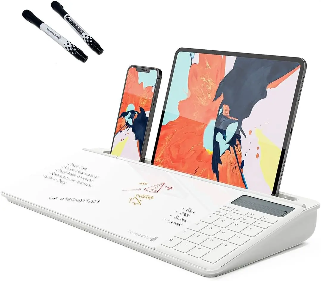White with Calculator