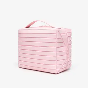 New Travel Toiletry Bag Makeup Bag Large Capacity Partition Portable Outdoor Skincare Cosmetic Organizer Foldable and Storable, Ideal Valentine's Day Gift, Valentine's Day Classroom Gift