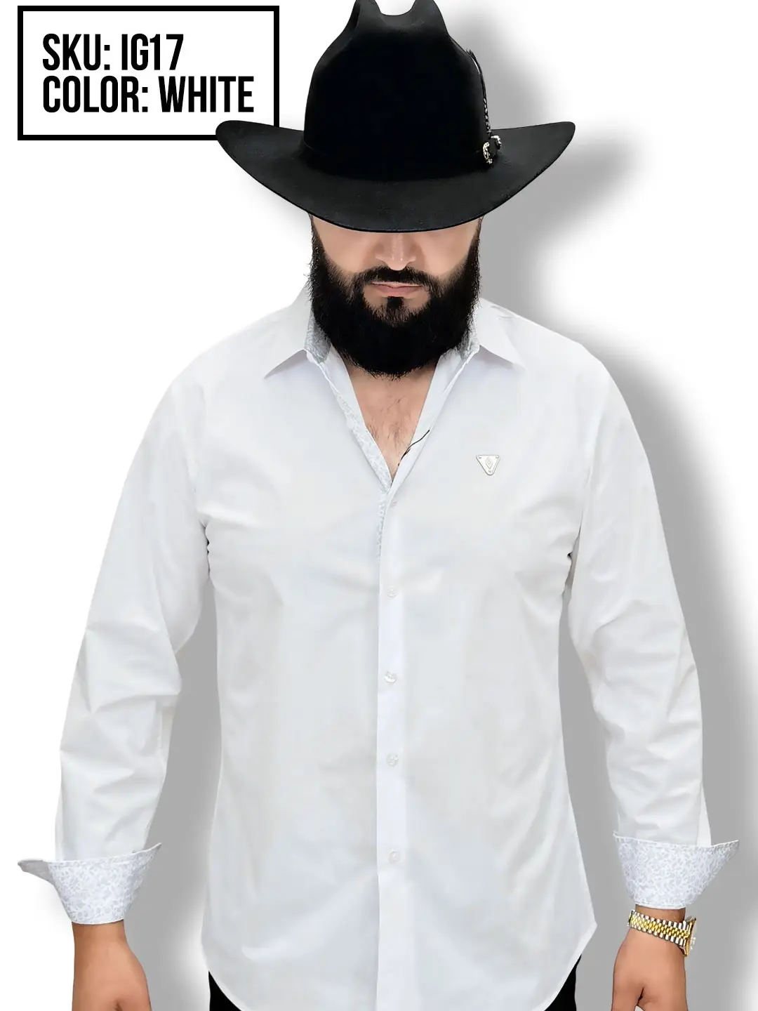 Camisa Fina Long Sleeve - SKU:IG17