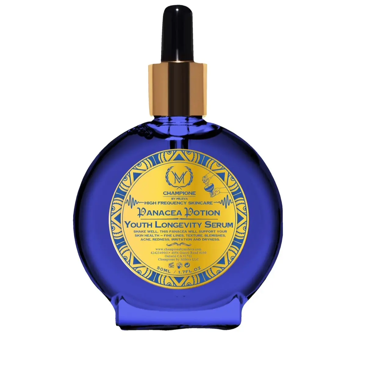 Champione Panacea Youth Potion Organic Serum 50ml - Nourishing & Redness Fighting Formula for Youthful Glow & Skin Health