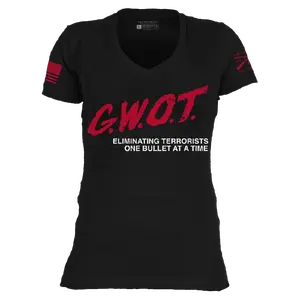 Women's G.W.O.T. V-Neck - Black