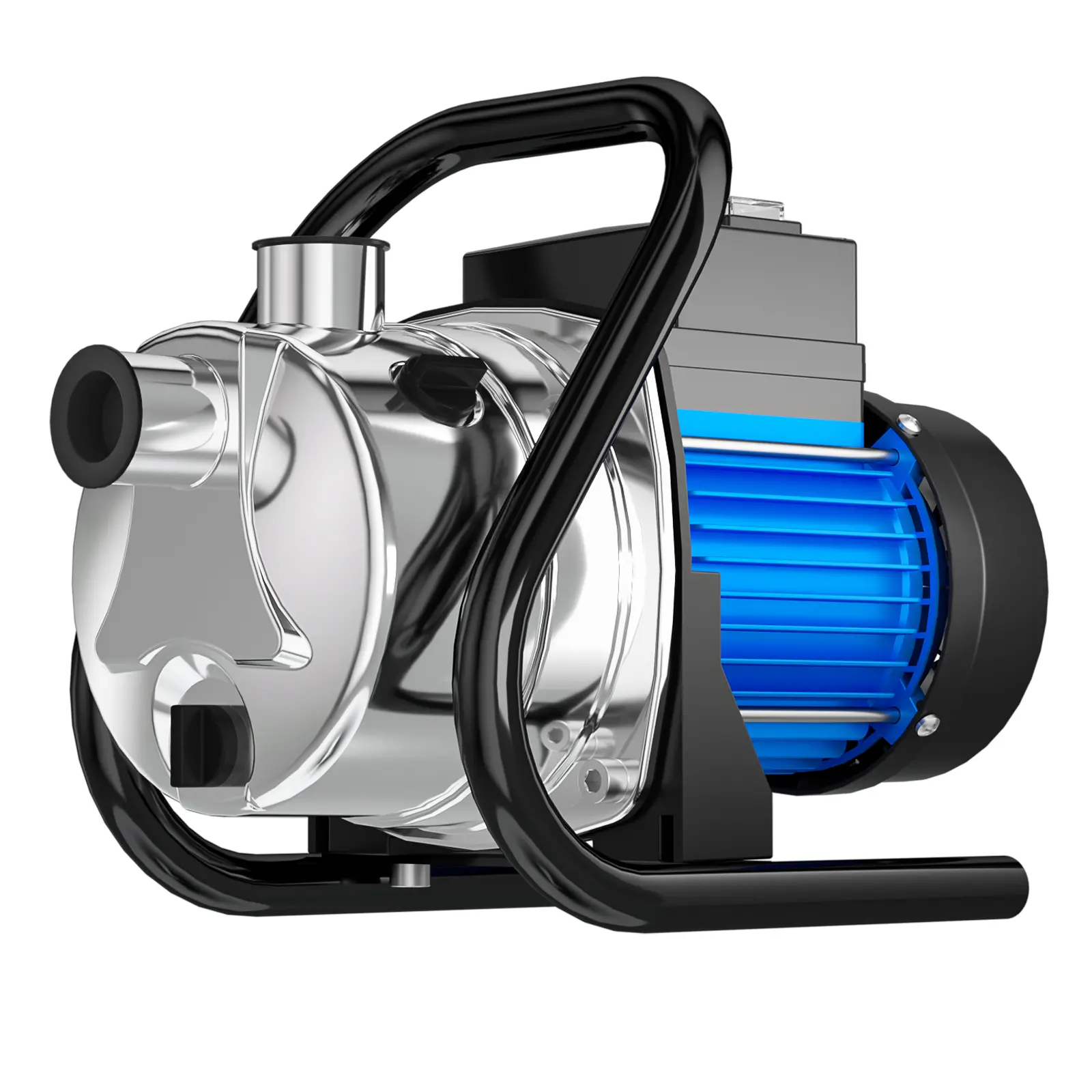 Shallow Well Pump 1.8 HP 1500 GPH, Portable Electric Booster Pump for Water Transfer, with Reliable Booster Function for Daily Water Transfer, for Farm Irrigation Lawn Watering Gardens and Residential Water Supply