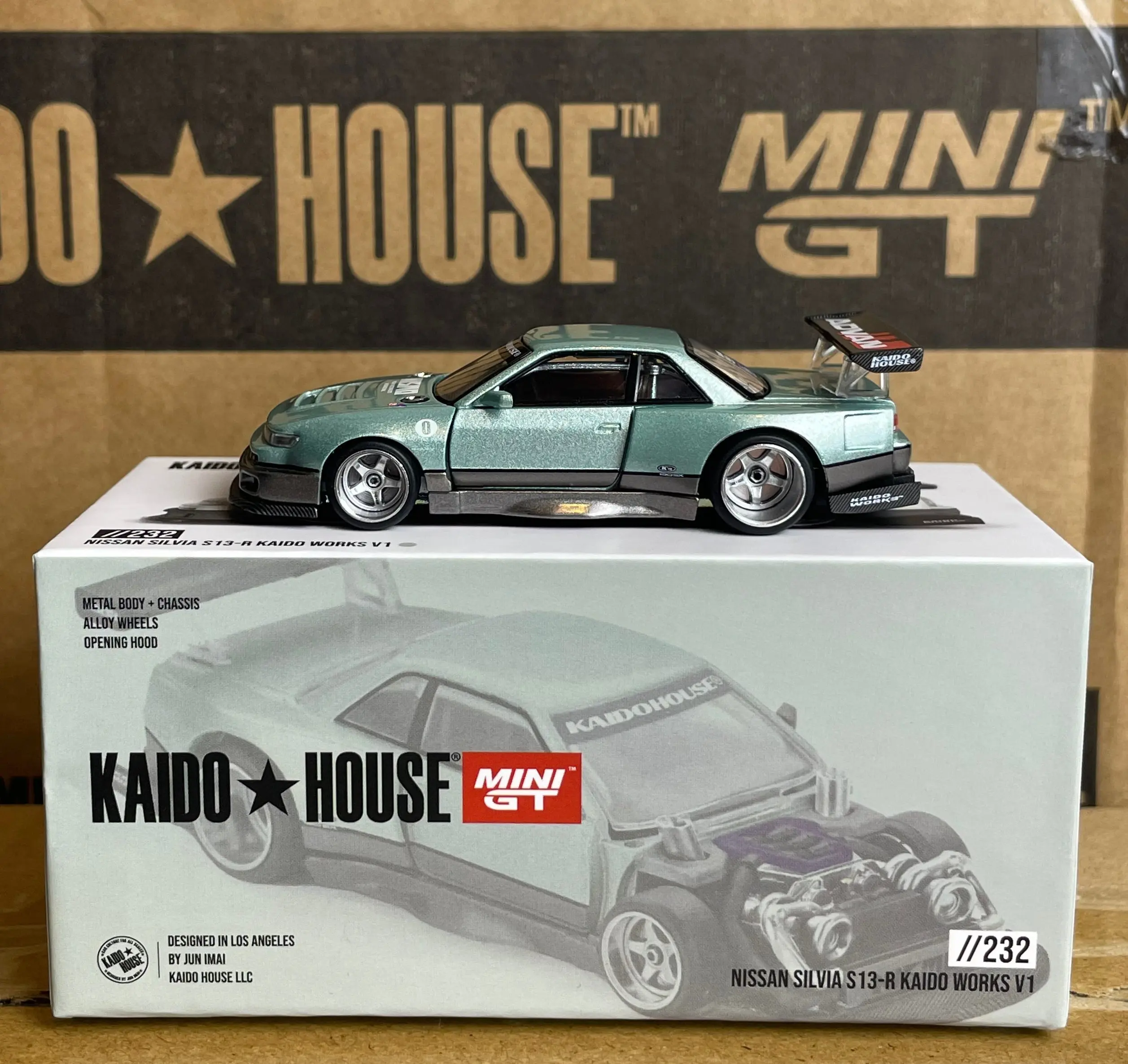 Kaido House 1:64 Nissan Silvia S13-R Kaido Works V1